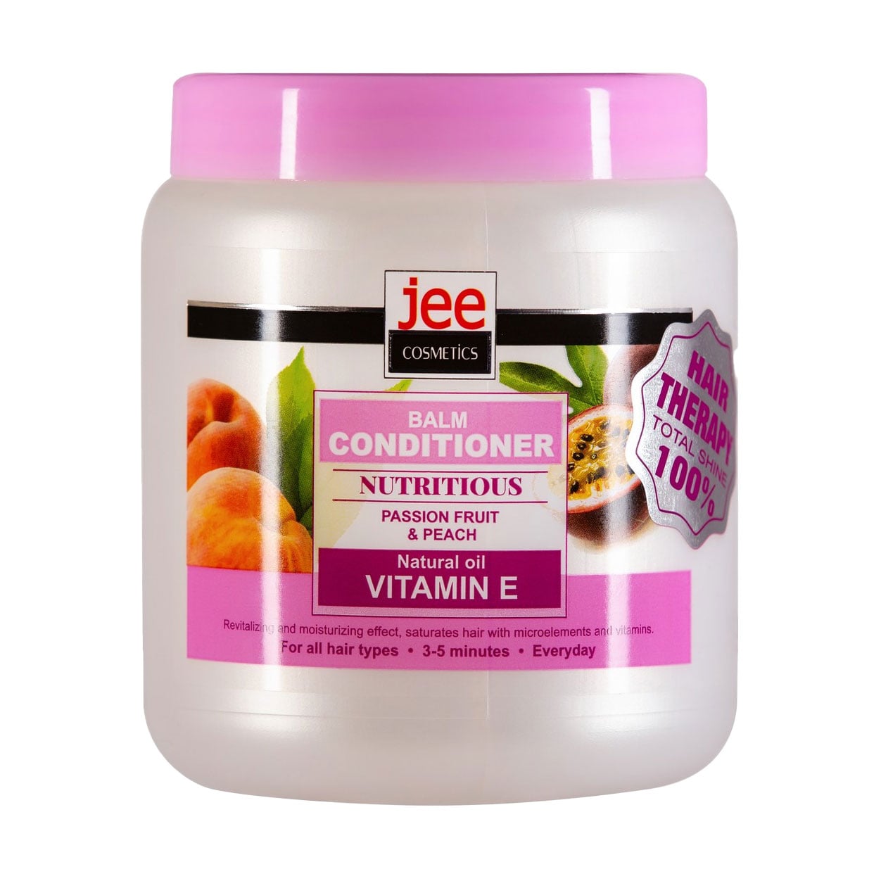 Живильний бальзам-кондиціонер для волосся Jee Cosmetics Conditioning Balm Nutritious Маракуйя та персик, 1 л